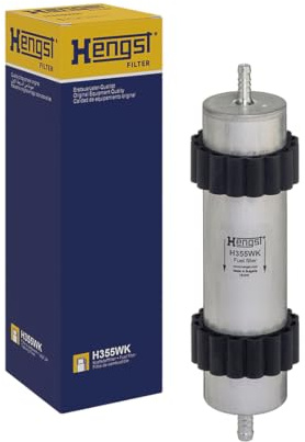HENGST - Kraftstofffilter H355WK - Hochwertiger Kraftstoff-Leitungsfilter für KFZ - Entfernt Staub und Schmutz aus Otto- oder Dieselmotoren - Schützt das Einspritzsystem