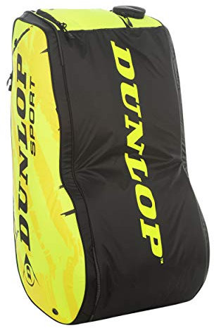 Dunlop Schlägertasche Revolution NT 12-Racket Bag, neongelb, 80 x 38 x 35 cm, 106 Liter, 307100