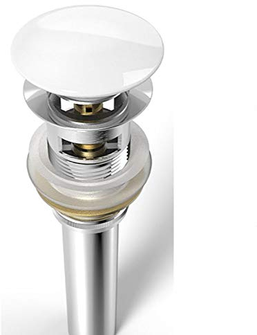 Push Open AA52 mit Überlauf-Funktion edel verchromt mit Keramik-Deckel und Rohrverlängerung