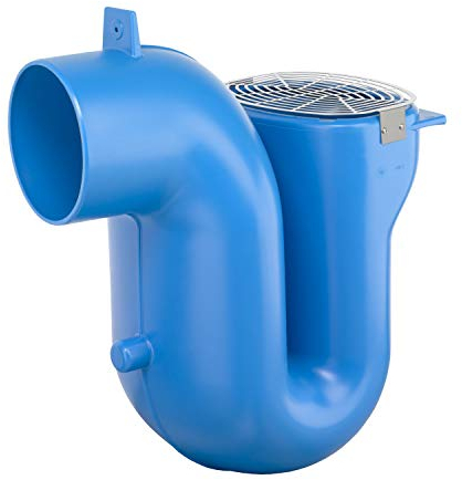 3P Überlaufsiphon DN 250 mit Nagetiersperre aus Edelstahl für Zisternen und Regenwassertanks