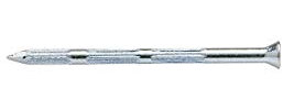 Clou strié acier galvanisé - Tête fraisée - 3,5 mm - 60 mm - Boîte de 1 kg - Cazabox