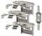 Victoria M. Set di Pezzi di Ricambio per Veneziane in Alluminio Standard, 3 Supporti Universali incl. Blocco di Sicurezza per Bambini, in Alluminio