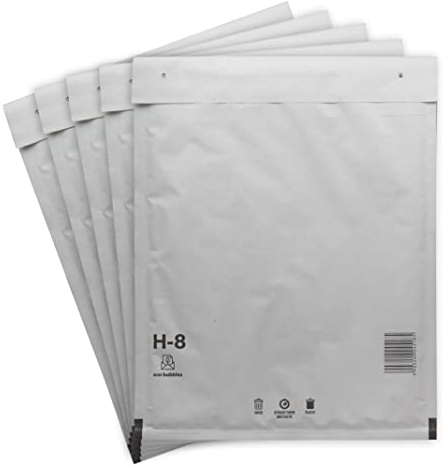 40 Versandtaschen Luftpolsterumschläge 290 x 370mm DIN B4 Luftpolsterversandtaschen Luftpolstertaschen Gr. H/8 H8 weiß Umschläge haftklebend gepolstert Polsterumschlag Taschen