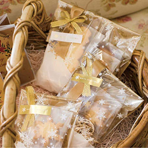 100 Bodenbeutel Sterne Gold 145 x 235 mm PP Beutel Weihnachten Weihnachtsbeutel Keksbeutel Kekstüten Gebäcktüten Gebäckbeutel Klarsichtbeutel Folienbeutel Tüten Zellglasbeutel Zellglastüten