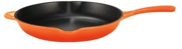 Le Creuset 29.5cm Enamelled Cast Iron Frying Pan with Iron Handle Flame