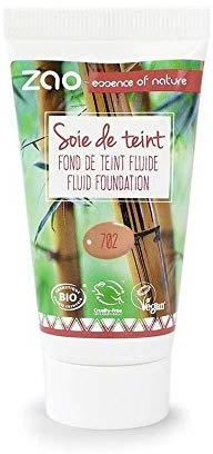 Zao - Bambus Silk Foundation - Nachfüllpackung - Nr. 702 / Apricot - 30 ml