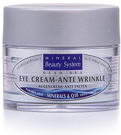 Totes Meer Mineralien Und Q10 Antifalten Augencreme 50 Ml - By Mineral Beauty System Für Männer Und Frauen, Anti Aging, Hautpflege, Für Augenringe Und Basis Für Make Up