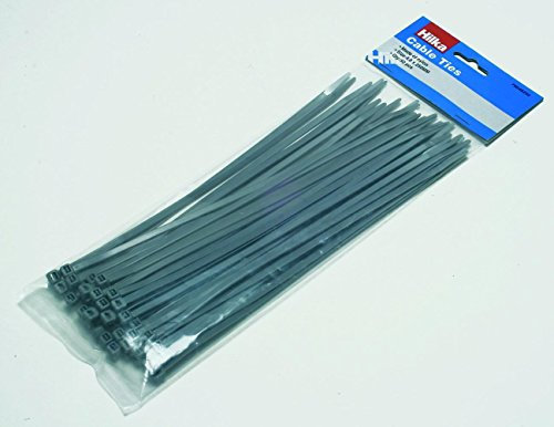 Hilka Tools 79048250 Grey 50 4.5mm x 250mm Cable Ties