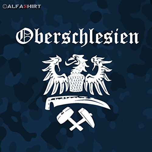 Aufkleber/Sticker Oberschlesien Adler Schlesien Heimat Polen Wappen 20x17cm A541