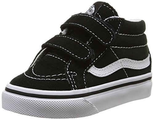 Infants SK8- Mid Reissue V Shoe - Black/ White