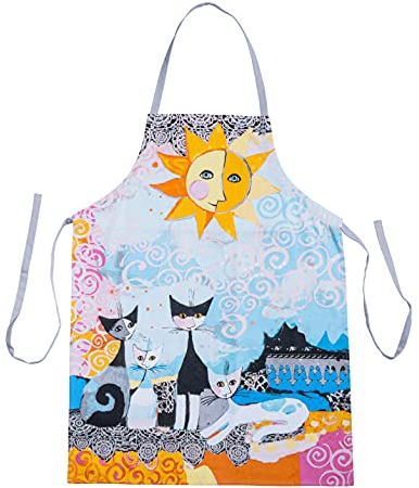 Rosina Wachtmeister - Merletto Nero Sole - Küchenschürze - Bedruckt/bunt/Katzen 65x90cm
