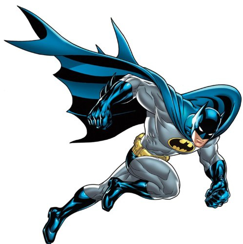 RoomMates RMK1864GM Batman Peel and Stick Wall Decals, Blue