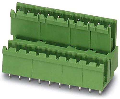 PHOENIX CONTACT MDSTBV 2.57-G-5.08 PCB header, 2.5 mm² nominal cross-section, green, 14 number of connections, article family MDSTBV 2.5..-G, pitch 5.08 mm, 50 pieces