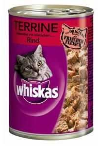 Whiskas | Terrine mit Rind | 12 x 400 g