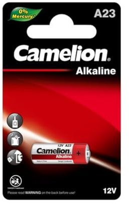 Batterie CAMELION A23, 12V, 28x10mm, Alkaline, 1er-Blister