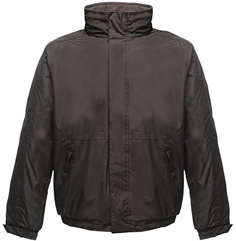 Regatta Men's Blouson Aviateur Homme Imperméable Doublé Polaire Avec Capuche Dissimulée Dover Jackets Waterproof Insulated