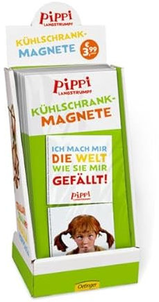 Pippi Langstrumpf. Kühlschrank-Magnete 24er VE