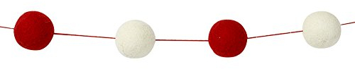 Talking Tables HO-POMGARLAND Ho Ho Ho Pom Pom Girlande 2.5 m, Pappe, mehrfarben, 20.93 x 25 x 20.93 cm