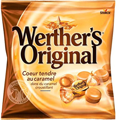 Werther's Original Bonbons au coeur tendre au caramel - Le sachet de 160g