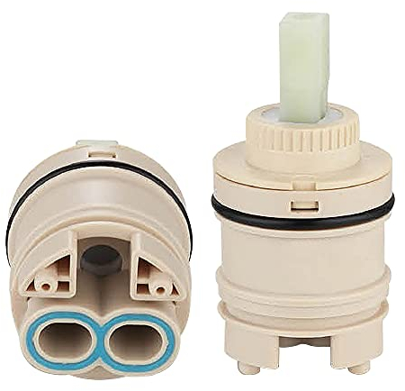 Ownace, Cartuccia Interna per Miscelatore a Leva per Rubinetto, in plastica con Disco in Ceramica da 35 mm / 40 mm, per Vasca da Bagno e Doccia, Ceramica, 35 mm