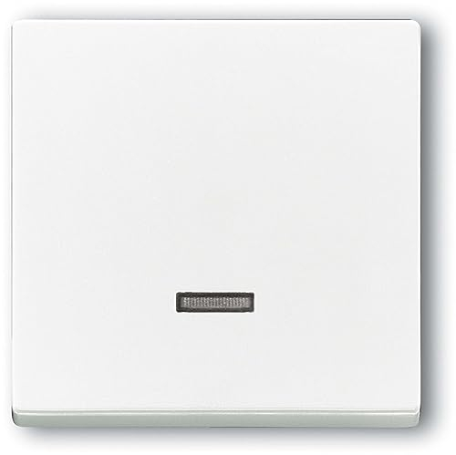 Busch-Jaeger 6543-84-101 Bedienelement mit Glimmlampe (Thermoplast) Studioweiß carat® 2CKA006599A2834 future linear