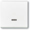 Busch-Jaeger 6543-84-101 Bedienelement mit Glimmlampe (Thermoplast) Studioweiß carat® 2CKA006599A2834 future linear