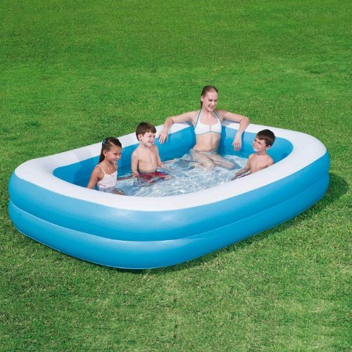 Bestway Piscina gonfiabile rettangolare Vico Piccola 269x175x51H cm -10,2 Kg