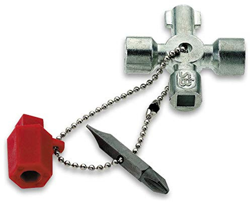 Cimco 112891 Universalschlüssel für Schränke mit 4 Kreuzungen