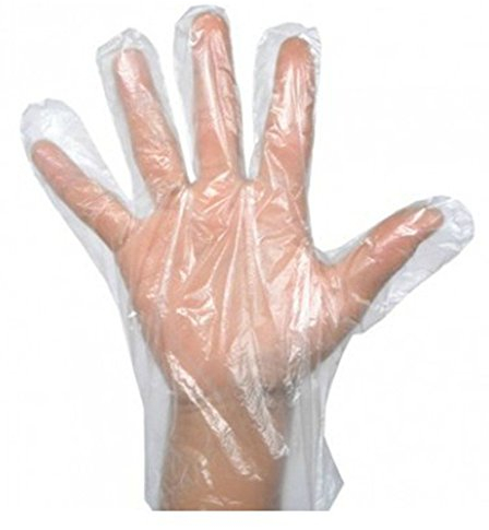 1000 x Large Clear Disposable Plastic Polythene PE Gloves Cleaning Prepare Food Decorating by CrazyGadget