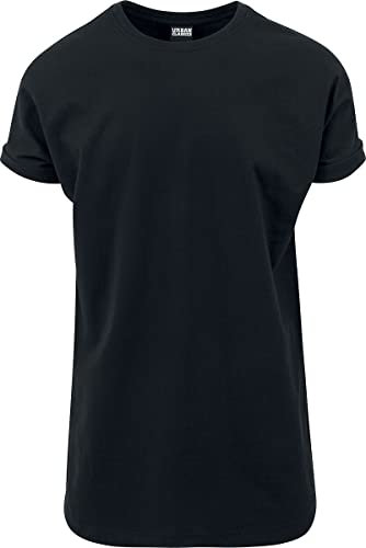 Urban Classics Herren Lang formet sneaker te T Shirt, Schwarz, XXL EU