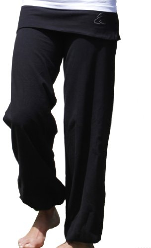 ESPARTO Yogahose Sooraj - das Original in Bio-Baumwolle Schwarz L
