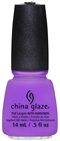 China Glaze Nail Lacquer with Hardner Lacquered Effect, That's Shore Bright, 1er Pack (1 x 14 ml)