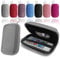 LOVE MY CASE Durable Silver MP3 Player Case, Hard Clamshell Case, Earphone Case, Holder with Carabiner Clip for Apple iPod Nano 7th Generation 16GB with Love My Case Cleaning Cloth