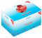 Läufer 51241 Rondella Gummibänder 200 x 17 mm, Durchmesser 125 mm, 17 mm breite Gummiringe, 1 kg Schachtel, rot