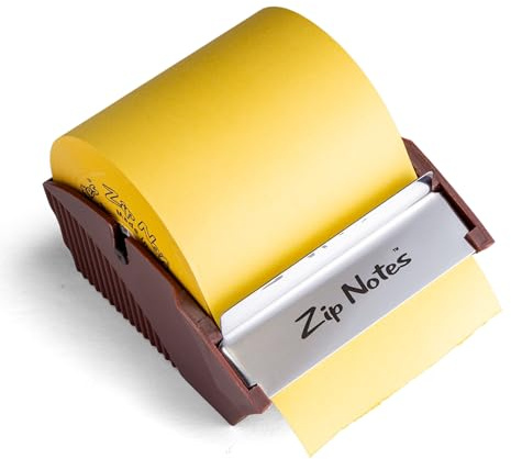 Zip Notes Sticky Note Dispenser, Manually Operated, Burgundy (0021)