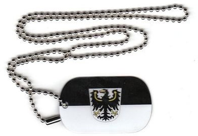 Dog Tag Ostpreußen Erkennungsmarke 30 x 50 mm Fahne Flagge