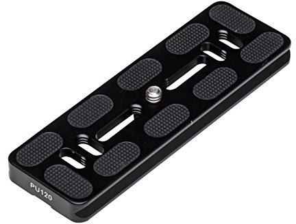 Induro Tripods PU120 Arca-Swiss Style Universal Quick Release Platte (schwarz)