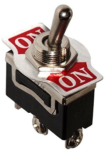 AERZETIX: Interruptor conmutador de palanca SPDT ON-ON 10A/250V, 2 posiciones C10576