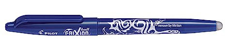 Pilot Frixion Tintenroller, radierbar 12 Stück blau