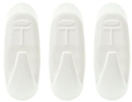 Takker® 3 Small Multi-Purpose Hanging Wall Hooks, Up to 10 kg, Strong Hold | Easy Hanging Solution, No Nails or Drill, Suits Heavier Hanging, Rated to 10 kg / 22 lb with Hardwall Takks