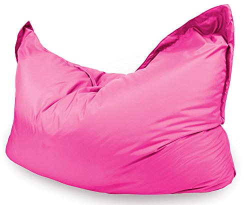 Beautiful Beanbags - Large Kids Big Brother Beanbag Chair - Pink | Water-Resistant, Ready-Filled Bean Bag for Indoor or Outdoor Use