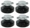 First4spares Gas Control Knobs for Stoves Ovens/Cookers/Hobs (Pack of 4)