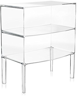 Kartell Ghost Buster Como Camera Letto, 42 x 80 x 68 cm, Cristallo, Big