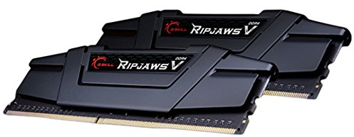 G.SKILL Ripjaws V Series F4-3200C16D-16GVR 16 GB (8 GBx2) DDR4 3200 MHz C16 1.35 V Memory Kit - Classic Black