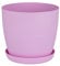 Home Garden Ornaments Plant Pots Indoor, Indoor Plant Pot - Decorative Flower Pots with Mat Surface and Plant Pot Saucer (Diameter: 18cm, Colour: Pink)