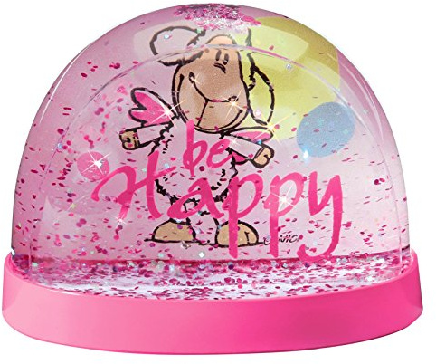 NICI 39863 - Schüttelkugel Schaf Jolly Mäh be Happy, Kunststoff