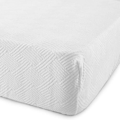 Zucchi Basics Matratzenauflage für Einzelbett, aus Frottee, Jersey, Jacquard, 90 x 200 cm