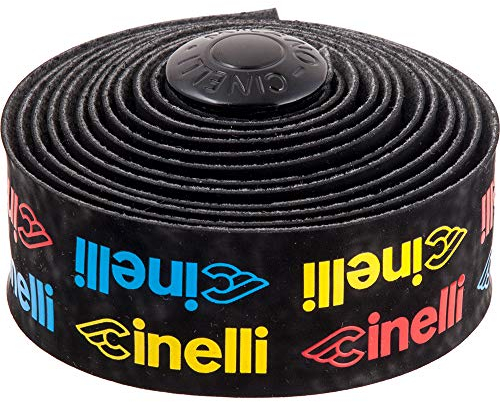 Cinelli Logo, Lenkerband, Gelb/Rot/Blau