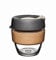 KeepCup Reusable Coffee Cup - Brew Tempered Glass and Natural Cork, S 8oz/227ml - Press