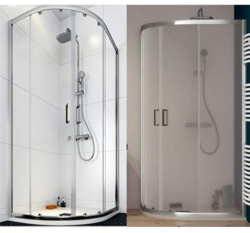 Bagno Italia Box Doccia da 70x90 reversibile in cristallo opaco o trasparente semicircolare I
